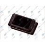 Leaf spring rubber cushion