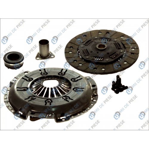 Clutch kit with dual mass flywheel and bearing