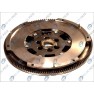 Clutch kit with dual mass flywheel and pneumatic bearing