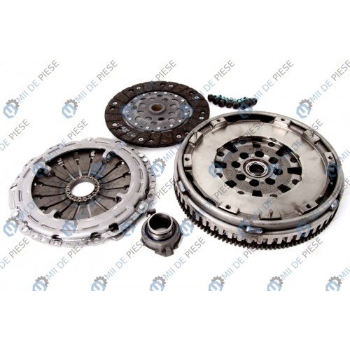 Clutch kit with dual mass flywheel and bearing