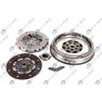 Clutch kit with dual mass flywheel and bearing