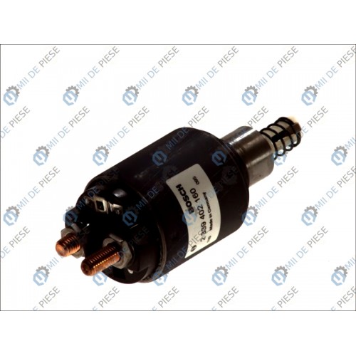 Contact solenoid demaror