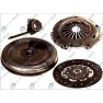 Clutch kit with dual mass flywheel and pneumatic bearing