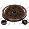 Clutch kit with dual mass flywheel and bearing