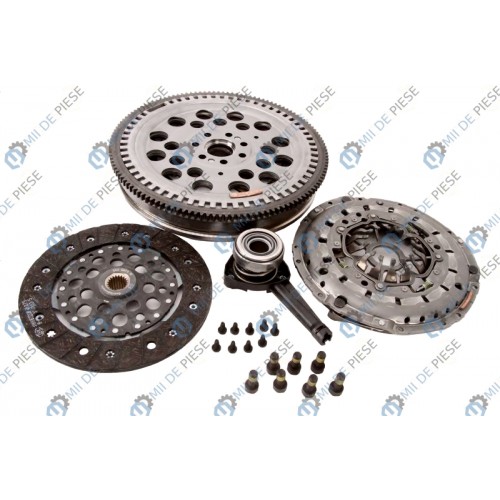 Clutch kit with dual mass flywheel and bearing