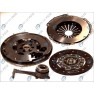 Clutch kit with dual mass flywheel and pneumatic bearing