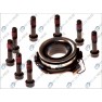 Clutch kit with dual mass flywheel and bearing