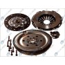 Clutch kit with dual mass flywheel and bearing