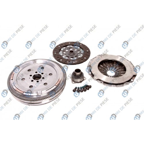 Clutch kit with dual mass flywheel and bearing