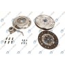 Clutch kit with dual mass flywheel and pneumatic bearing