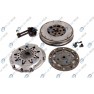 Clutch kit with dual mass flywheel and pneumatic bearing