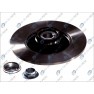 Brake disk with bearing