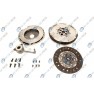 Clutch kit with dual mass flywheel and pneumatic bearing